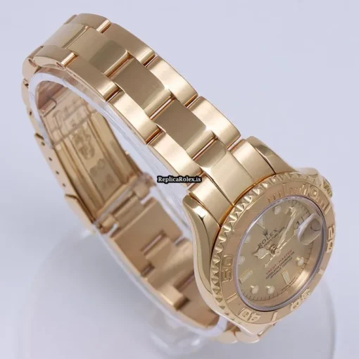 Stylish Replica Rolex Yacht-master 169628 Automatic Movement 29mm Gold/steel Case Watch - Image 11