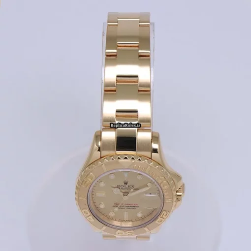 Stylish Replica Rolex Yacht-master 169628 Automatic Movement 29mm Gold/steel Case Watch - Image 12