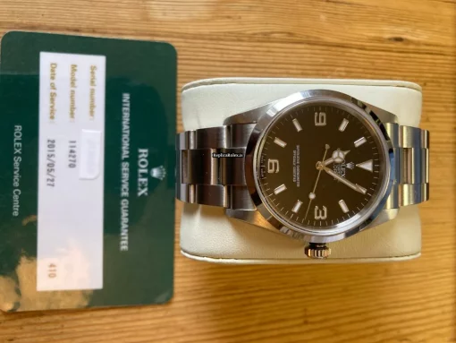 Fabulous Replica Rolex Explorer 114270 Caliber 3130 Automatic Movement 36mm Steel Case Mens/unisex Watch - Image 7