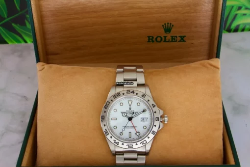 Fine Replica Rolex Explorer II 16550 Caliber 3085 Automatic Movement 40mm Steel Case Mens/unisex Watch - Image 6