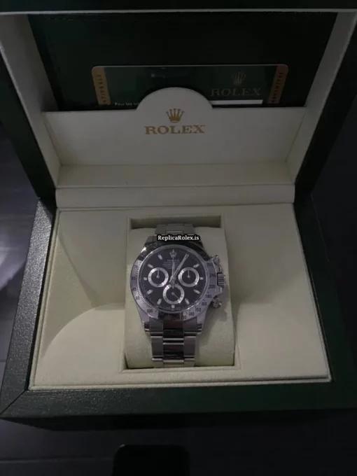 Lovely Replica Rolex Daytona 116520 Caliber 4130 Automatic Movement 40mm Steel Case Mens/unisex Watch