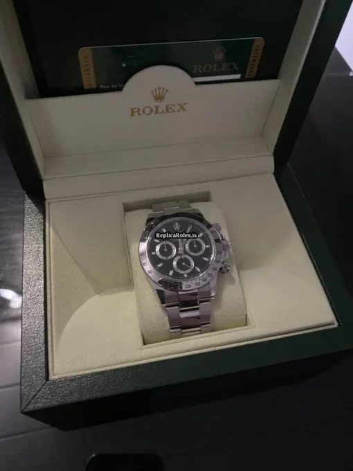 Lovely Replica Rolex Daytona 116520 Caliber 4130 Automatic Movement 40mm Steel Case Mens/unisex Watch - Image 2