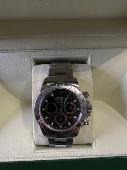 Lovely Replica Rolex Daytona 116520 Caliber 4130 Automatic Movement 40mm Steel Case Mens/unisex Watch - Image 3