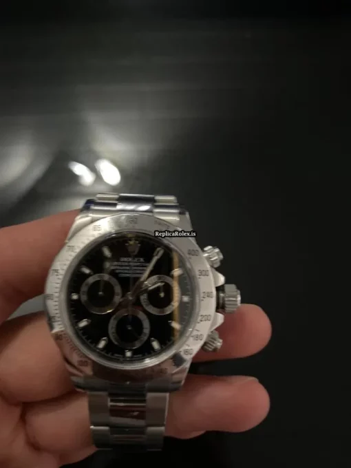 Lovely Replica Rolex Daytona 116520 Caliber 4130 Automatic Movement 40mm Steel Case Mens/unisex Watch - Image 8