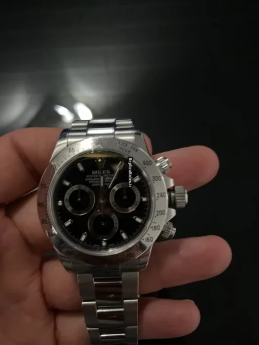 Lovely Replica Rolex Daytona 116520 Caliber 4130 Automatic Movement 40mm Steel Case Mens/unisex Watch - Image 9