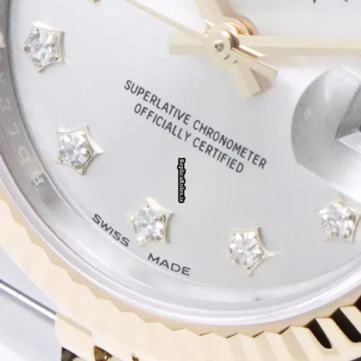 Cool Copy Rolex Lady-datejust 28 Caliber 2236 Automatic Movement 28mm Gold/steel Case Watch - Image 5