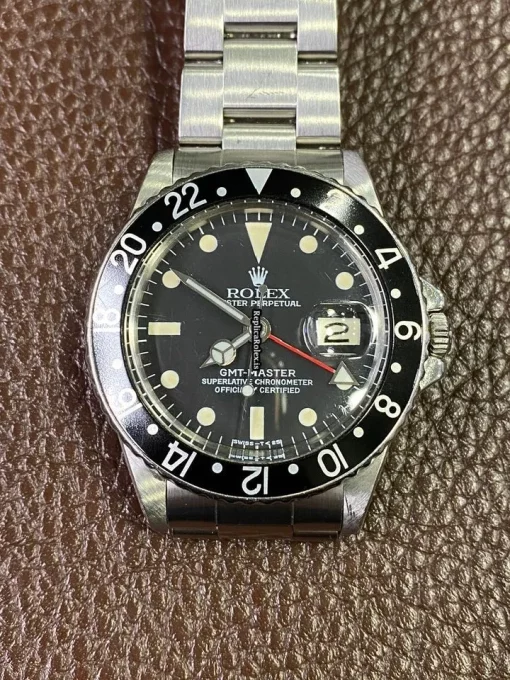 High Quality Fake Rolex Gmt-master 1675 Automatic Movement Steel Case Mens/unisex Watch