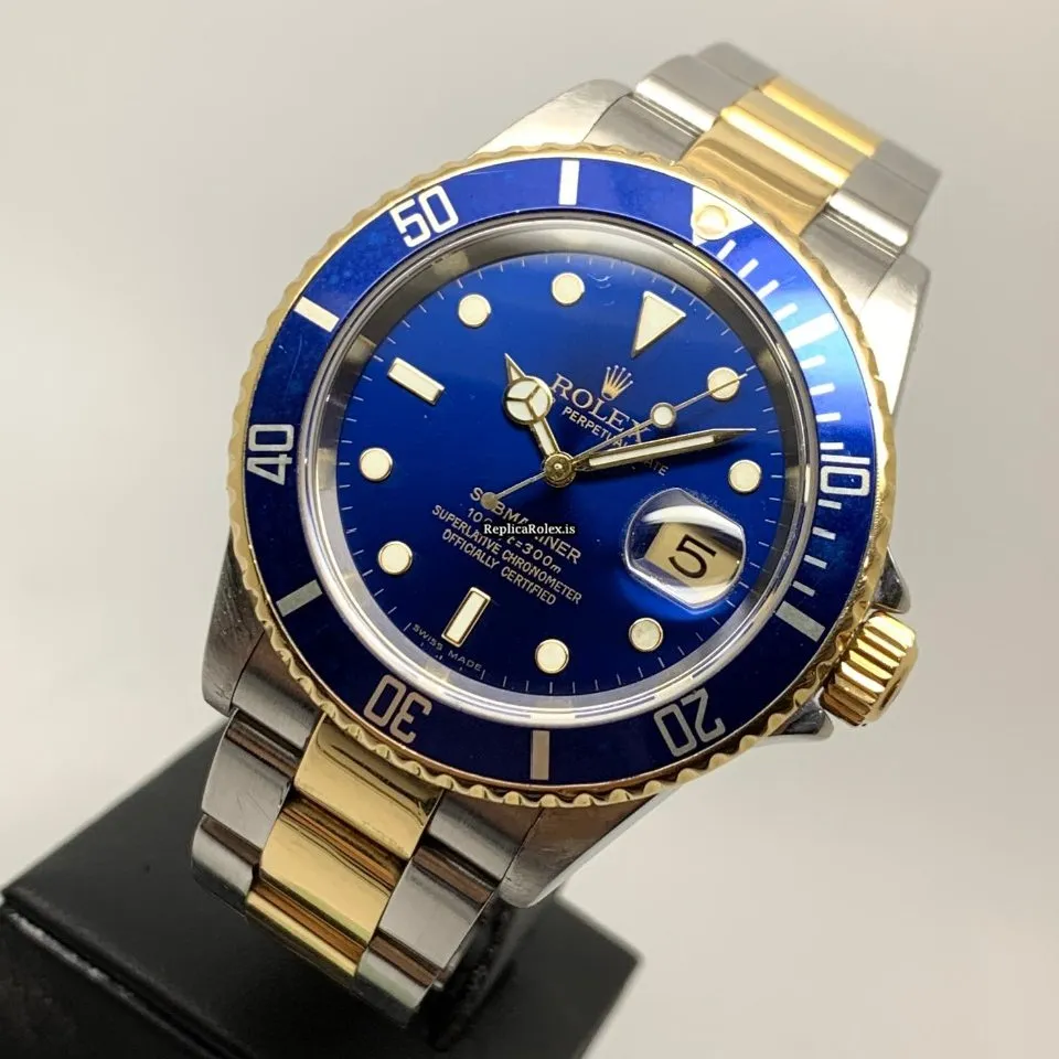 Trustworthy Replica Rolex Submariner Date 16613lb Caliber 3135 Automatic Movement 40mm Gold/steel Case Mens/unisex Watch