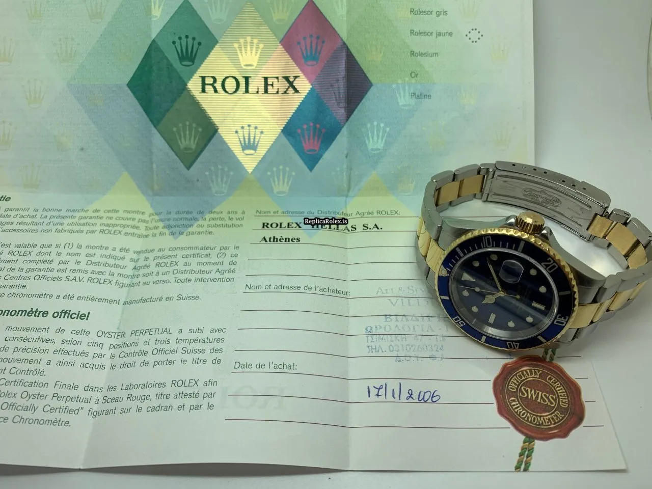 Trustworthy Replica Rolex Submariner Date 16613lb Caliber 3135 Automatic Movement 40mm Gold/steel Case Mens/unisex Watch - Image 14