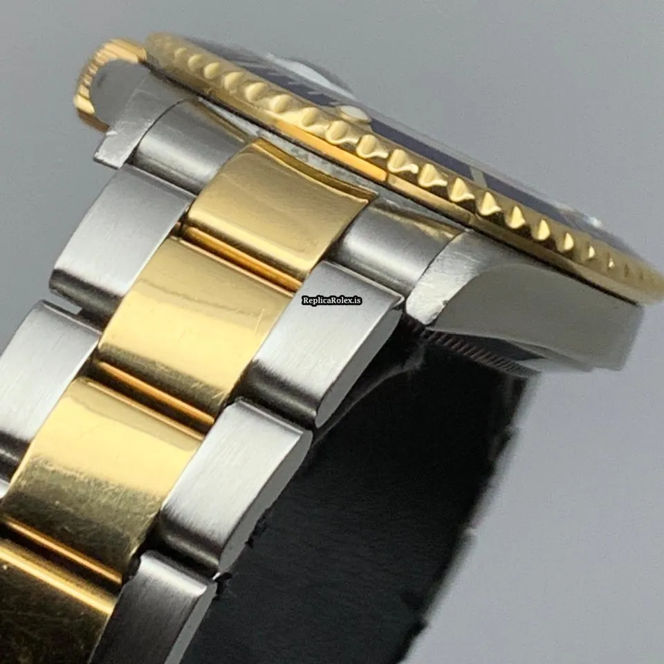 Trustworthy Replica Rolex Submariner Date 16613lb Caliber 3135 Automatic Movement 40mm Gold/steel Case Mens/unisex Watch - Image 7