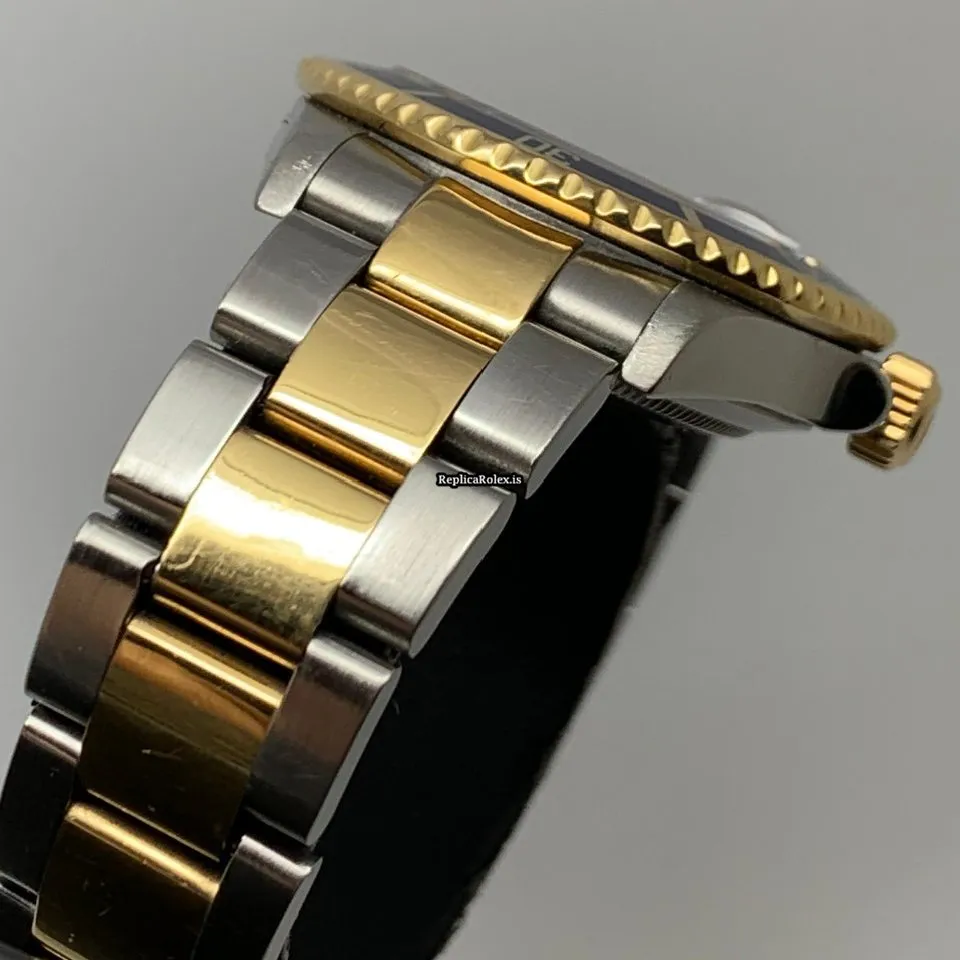 Trustworthy Replica Rolex Submariner Date 16613lb Caliber 3135 Automatic Movement 40mm Gold/steel Case Mens/unisex Watch - Image 8