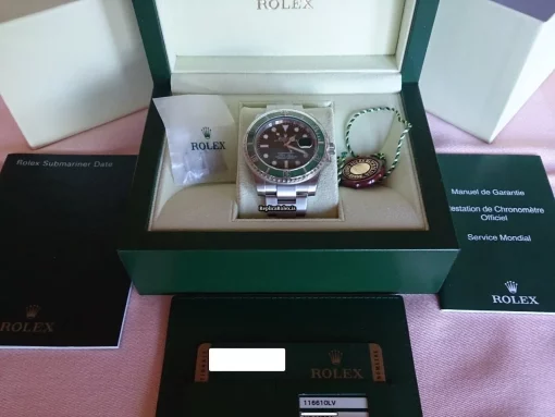 Lovely Fake Rolex Submariner Date 116610lv Automatic Movement Steel Case Mens/unisex Watch - Image 14