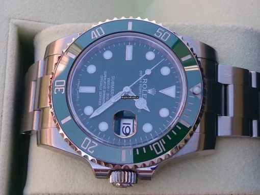 Lovely Fake Rolex Submariner Date 116610lv Automatic Movement Steel Case Mens/unisex Watch - Image 4