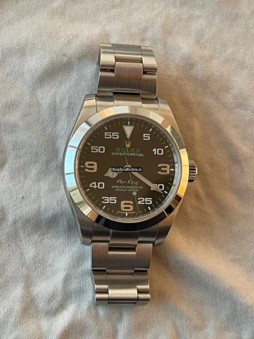 High-end Replica Rolex Air King 116900 Caliber 3131 Automatic Movement 40mm Steel Case Mens/unisex Watch - Image 3