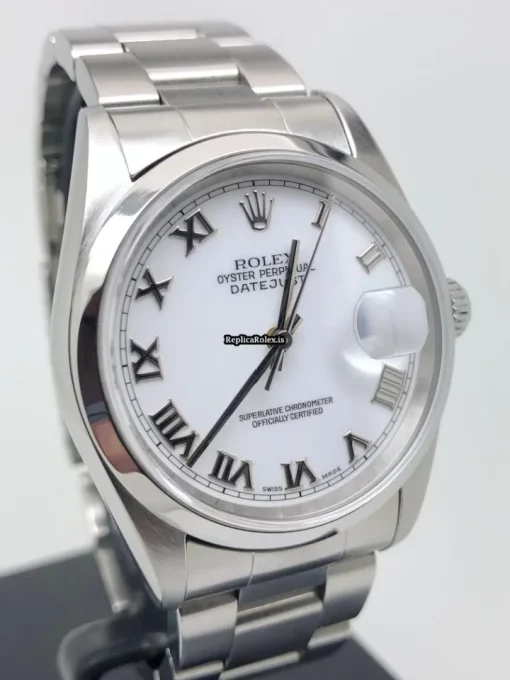 High-end Replica Rolex Datejust 16200 Caliber 3135 Automatic Movement 36mm Steel Case Mens/unisex Watch - Image 9