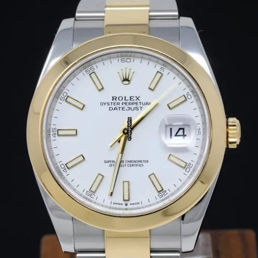 Fine Fake Rolex Datejust 126303 Caliber 3235 Automatic Movement 41mm Gold/steel Case Mens/unisex Watch