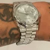Fantastic Copy Rolex Day-date 36 118206 Caliber 3155 Automatic Movement 36mm Platinum Case Mens/unisex Watch