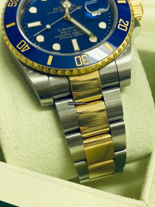 Excellent Replica Rolex Submariner Date 116613lb Automatic Movement 40mm Steel Case Mens/unisex Watch - Image 9
