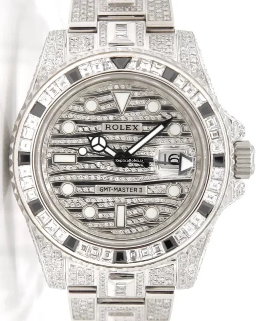 Great Replica Rolex Gmt-master II 116710ln Caliber 3186 Automatic Movement 40mm Steel Case Mens/unisex Watch - Image 3