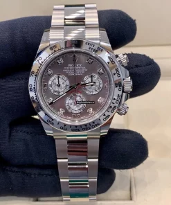 Terrific Replica Rolex Daytona 116509 Caliber 4130 Automatic Movement 40mm White Gold Case Mens/unisex Watch