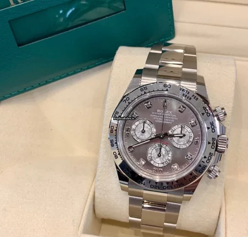Terrific Replica Rolex Daytona 116509 Caliber 4130 Automatic Movement 40mm White Gold Case Mens/unisex Watch - Image 6