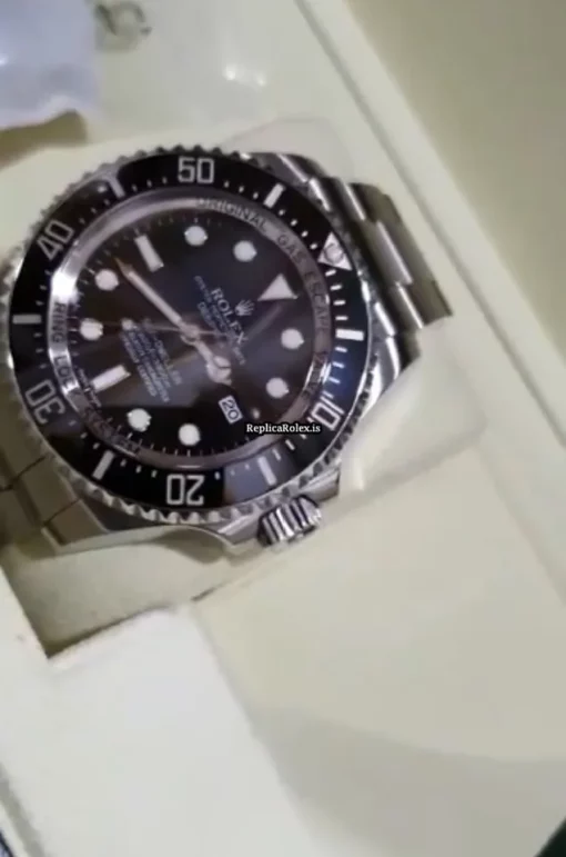 Good Fake Rolex Sea-dweller Deepsea 116660 Caliber 3135 Automatic Movement 44mm Steel Case Mens/unisex Watch - Image 2