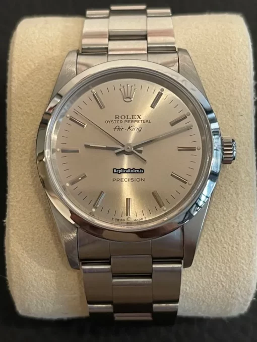 Wonderful Fake Rolex Air King Precision 5500 Caliber 1520 Automatic Movement 34mm Steel Case Mens/unisex Watch