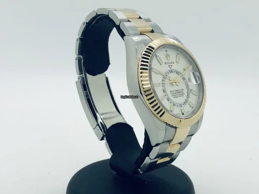 Fabulous Fake Rolex Sky-dweller 326933 Caliber 9001 Automatic Movement 42mm Gold/steel Case Mens/unisex Watch - Image 14