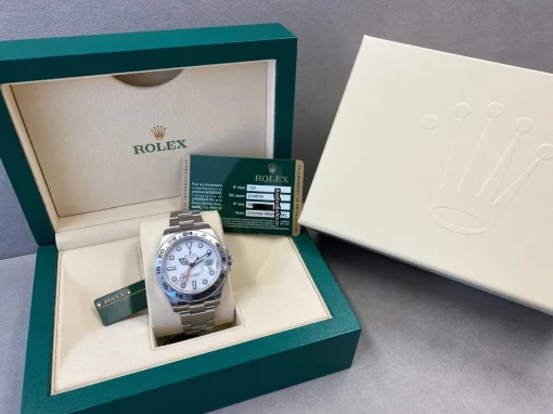 Excellent Replica Rolex Explorer II 216570 Caliber 3187 Automatic Movement 42mm Steel Case Mens/unisex Watch - Image 13