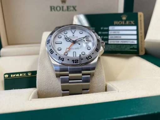 Excellent Replica Rolex Explorer II 216570 Caliber 3187 Automatic Movement 42mm Steel Case Mens/unisex Watch - Image 14