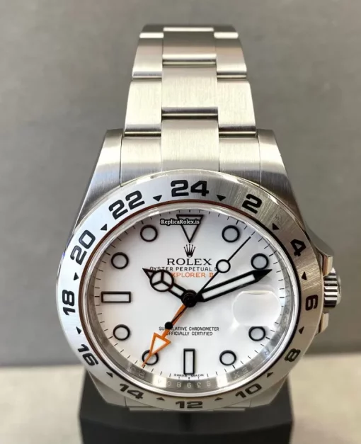 Excellent Replica Rolex Explorer II 216570 Caliber 3187 Automatic Movement 42mm Steel Case Mens/unisex Watch - Image 4