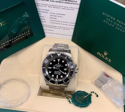 Lovely Fake Rolex Sea-dweller Deepsea 126660 Caliber 3235 Automatic Movement 44mm Steel Case Mens/unisex Watch - Image 5