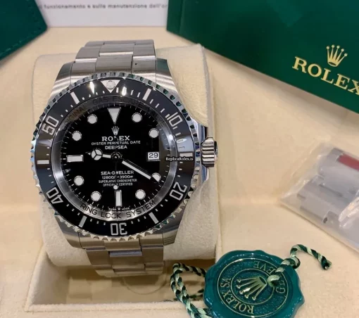 Lovely Fake Rolex Sea-dweller Deepsea 126660 Caliber 3235 Automatic Movement 44mm Steel Case Mens/unisex Watch - Image 6