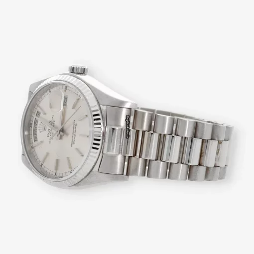 Incredible Replica Rolex Day-date 36 18039 Caliber 3055 Automatic Movement 36mm White Gold Case Mens/unisex Watch - Image 3