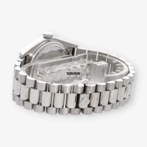 Incredible Replica Rolex Day-date 36 18039 Caliber 3055 Automatic Movement 36mm White Gold Case Mens/unisex Watch - Image 5