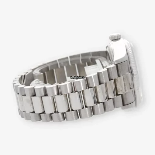 Incredible Replica Rolex Day-date 36 18039 Caliber 3055 Automatic Movement 36mm White Gold Case Mens/unisex Watch - Image 8