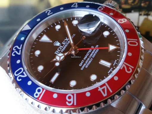 Lovely Fake Rolex Gmt-master II 16710 Automatic Movement Steel Case Watch - Image 11