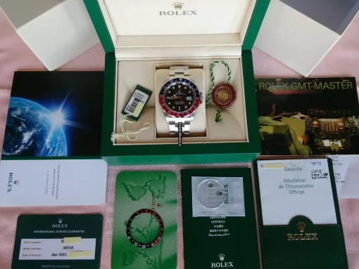 Lovely Fake Rolex Gmt-master II 16710 Automatic Movement Steel Case Watch - Image 16