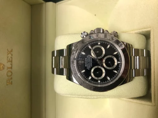 Luxury Fake Rolex Daytona 116520 Caliber 4130 Automatic Movement 40mm Steel Case Mens/unisex Watch - Image 8