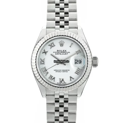 Epic Replica Rolex Lady-datejust 28 Caliber 2236 Automatic Movement 28mm Gold/steel Case Watch