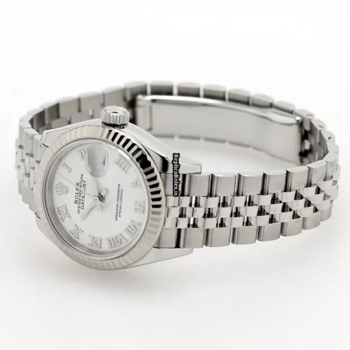 Epic Replica Rolex Lady-datejust 28 Caliber 2236 Automatic Movement 28mm Gold/steel Case Watch - Image 7