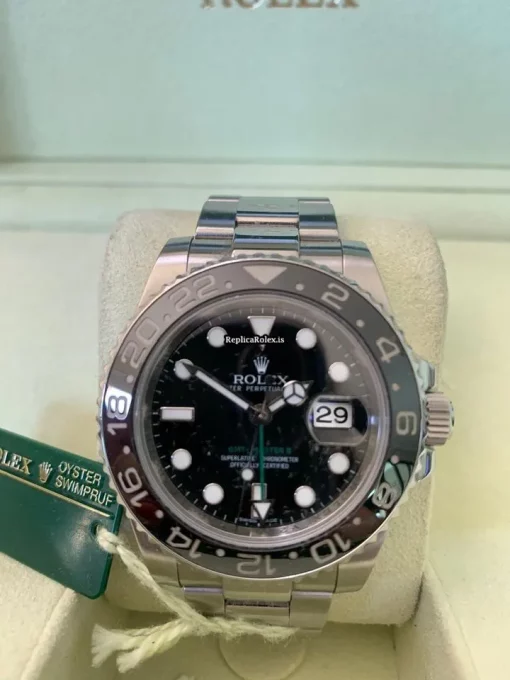 Distinctive Fake Rolex Gmt-master II 116710ln Caliber 3186 Automatic Movement 40mm Steel Case Mens/unisex Watch - Image 4