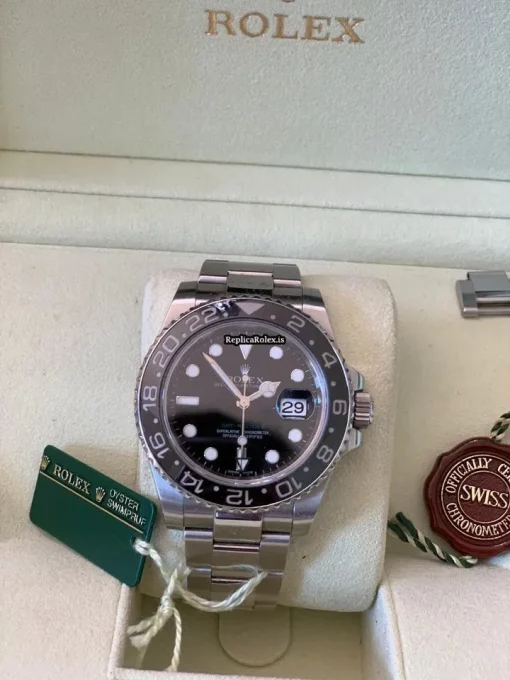 Distinctive Fake Rolex Gmt-master II 116710ln Caliber 3186 Automatic Movement 40mm Steel Case Mens/unisex Watch - Image 5
