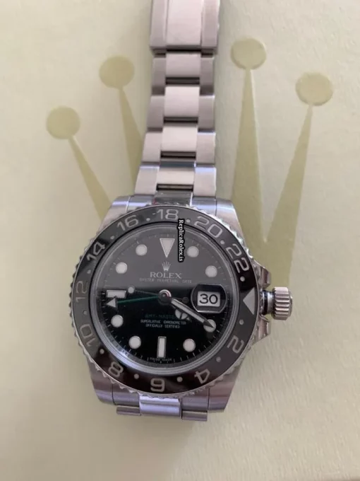 Distinctive Fake Rolex Gmt-master II 116710ln Caliber 3186 Automatic Movement 40mm Steel Case Mens/unisex Watch - Image 6