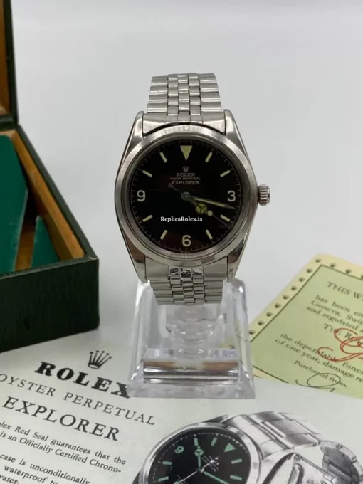 Perfect Fake Rolex Explorer 1016 Caliber 1570 Automatic Movement 36mm Steel Case Mens/unisex Watch - Image 10