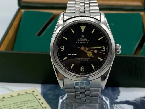 Perfect Fake Rolex Explorer 1016 Caliber 1570 Automatic Movement 36mm Steel Case Mens/unisex Watch - Image 9