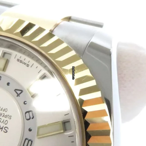 Perfect Fake Rolex Sky-dweller 326933 Caliber 9001 Automatic Movement 42mm Gold/steel Case Mens/unisex Watch - Image 6