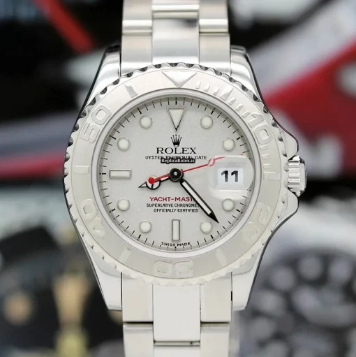 Luxury Replica Rolex Yacht-master 169622 Caliber 2235 Automatic Movement 29x34mm Steel Case Mens/unisex Watch - Image 5