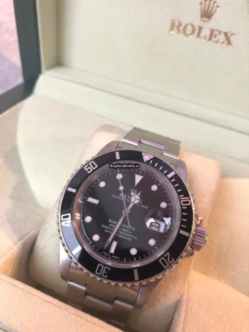 Recommend Copy Rolex Submariner Date 16610 Caliber 3135 Automatic Movement 40mm Steel Case Mens/unisex Watch - Image 2