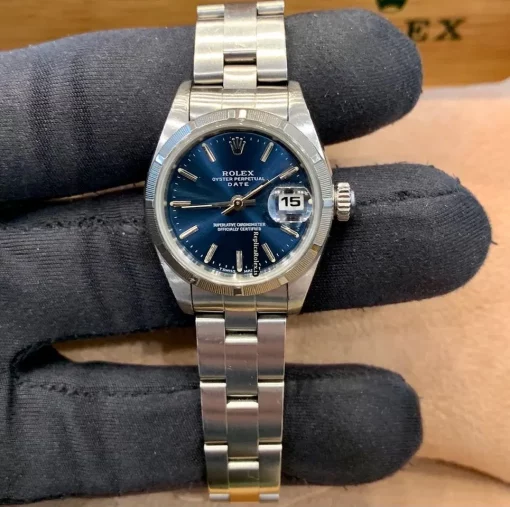 Fabulous Fakes Rolex Oyster Perpetual Lady Date 69160 Caliber 2135 Automatic Movement 26mm Steel Case Womens Watch